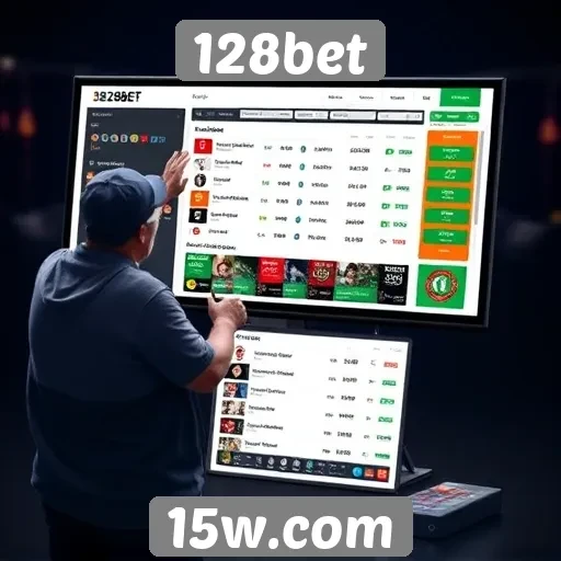 Facilidade de navegação na plataforma 128bet