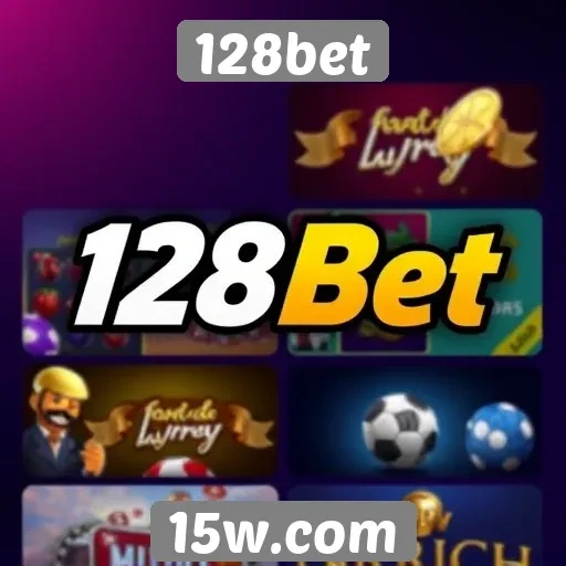 Variedade de jogos disponíveis na 128bet